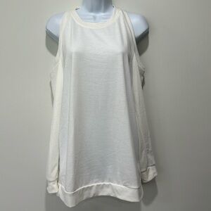 Cold shoulder sweater